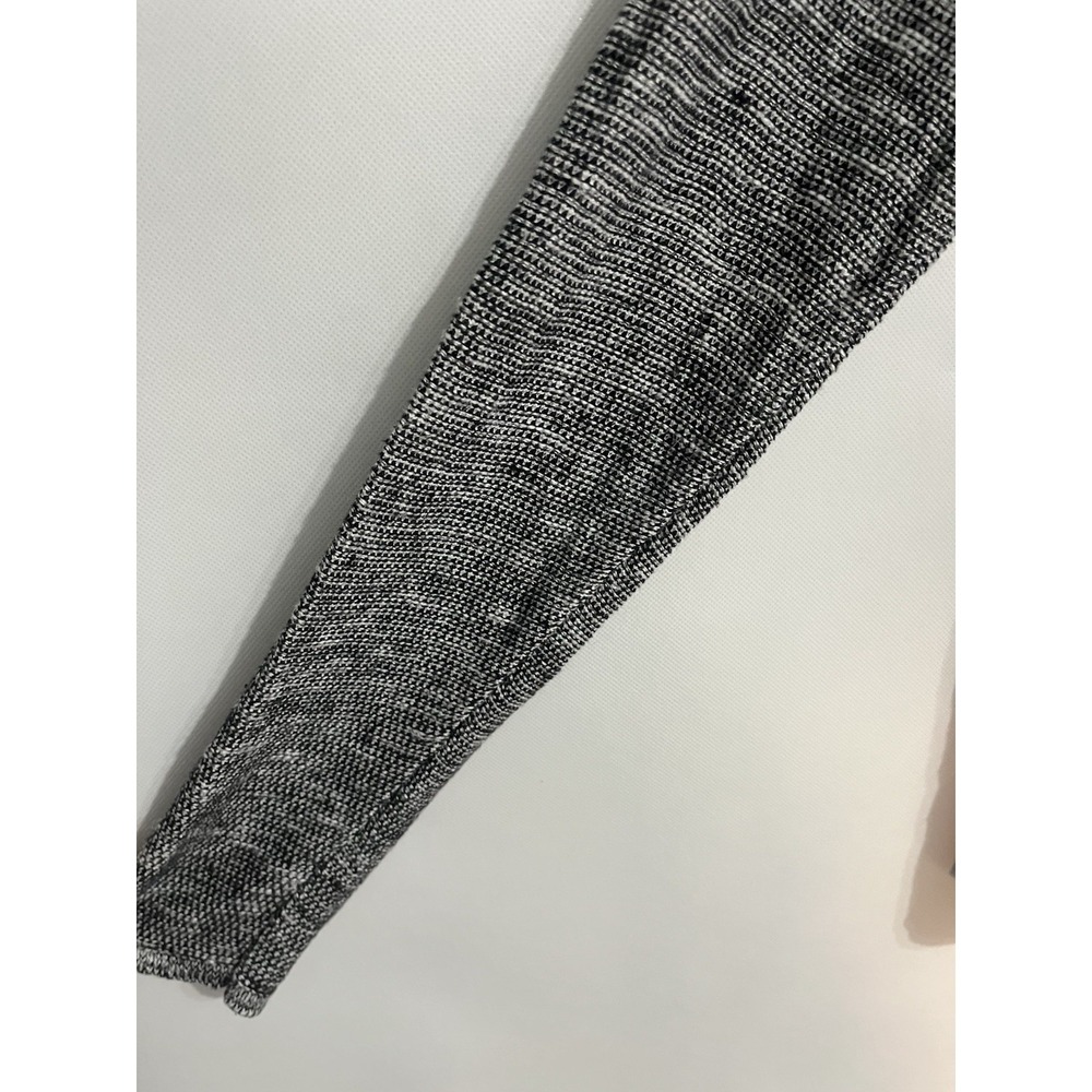 Eileen Fisher Small Organic Cotton Linen Swing Sweater Black White Marled - Picture 4 of 6